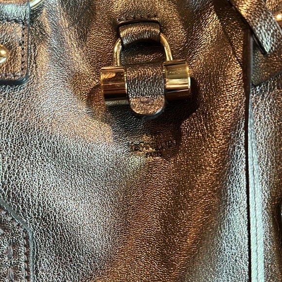 YSL SILVER LEATHER AUTHENTIC BAG - Picture 2 of 7